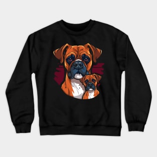 Boxer Fathers Day Crewneck Sweatshirt